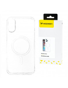 
„Samsung Galaxy S25+“ itin skaidrus „MagSafe“ apsauginis dėklas – permatomas
