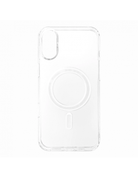 
„Samsung Galaxy S25+“ itin skaidrus „MagSafe“ apsauginis dėklas – permatomas
