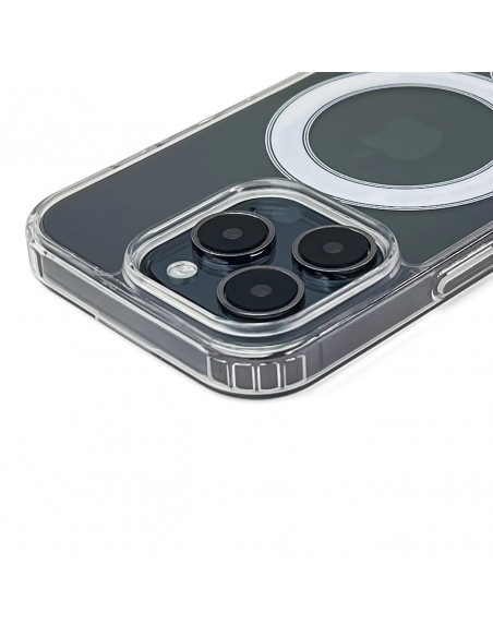 
„Samsung Galaxy S25+“ itin skaidrus „MagSafe“ apsauginis dėklas – permatomas
