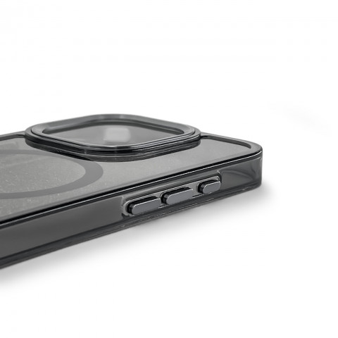 
„Samsung Galaxy S25“ blizgučių dėklas su „Mag Safe“ – juodas su blizgučiais
