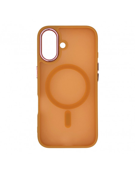 
„Samsung Galaxy S25“ madingas dėklas „MagSafe“ galinis dėklas – oranžinis
