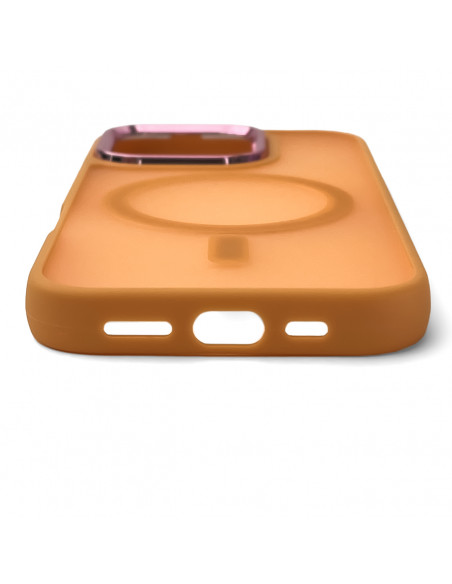 
„Samsung Galaxy S25“ madingas dėklas „MagSafe“ galinis dėklas – oranžinis
