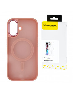 
„Samsung Galaxy S25“ madingas dėklas „MagSafe“ galinis dėklas – rožinis
