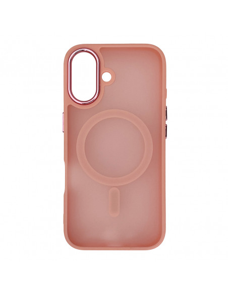 
„Samsung Galaxy S25“ madingas dėklas „MagSafe“ galinis dėklas – rožinis
