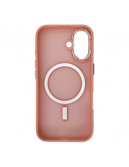 
„Samsung Galaxy S25“ madingas dėklas „MagSafe“ galinis dėklas – rožinis
