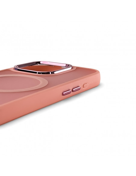 
„Samsung Galaxy S25“ madingas dėklas „MagSafe“ galinis dėklas – rožinis
