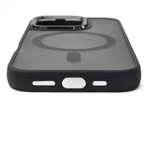 
„Samsung Galaxy S25“ madingas dėklas „MagSafe“ galinis dėklas – juodas
