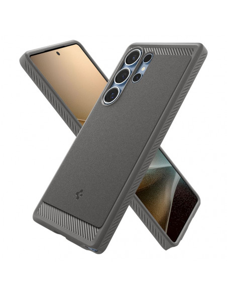 
„Samsung Galaxy S25“ dėklas su „MagSafe Rugged Armor Mag“ – pilkas
