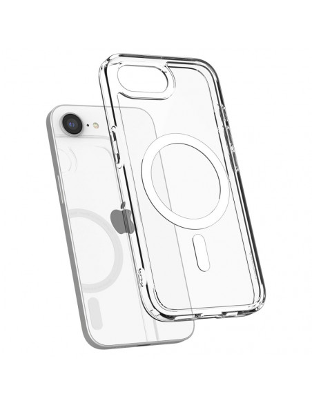 
„iPhone 16e Ultra Hybrid MagSafe“ dėklas – skaidrus
