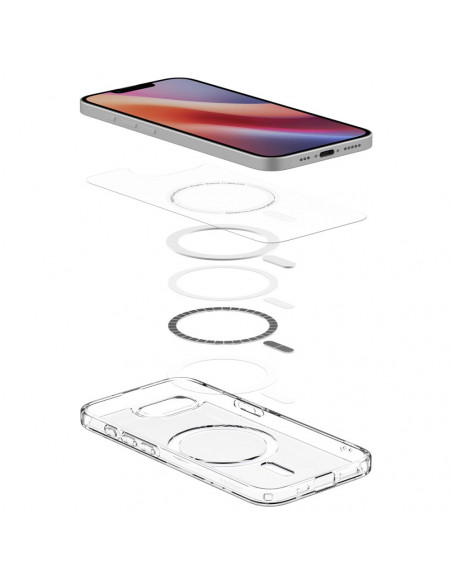 
„iPhone 16e Ultra Hybrid MagSafe“ dėklas – skaidrus
