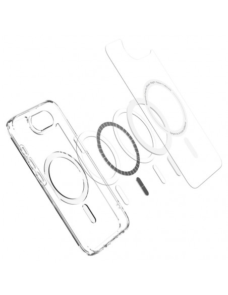 
„iPhone 16e Ultra Hybrid MagSafe“ dėklas – skaidrus
