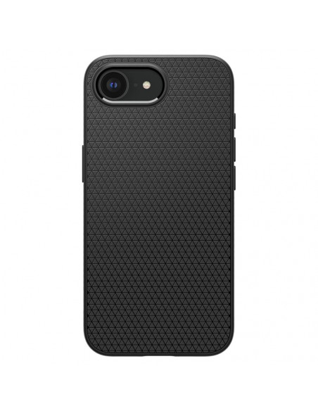 
„Spigen Liquid Air“ iPhone 16e apsauginis dėklas – matinės juodos spalvos
