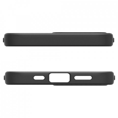 
„Spigen Liquid Air“ iPhone 16e apsauginis dėklas – matinės juodos spalvos
