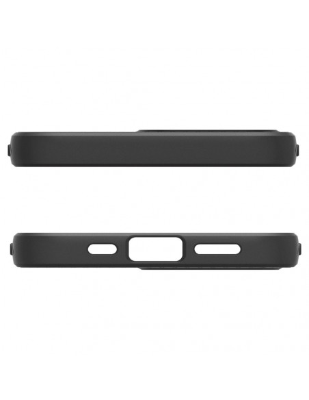 
„Spigen Liquid Air“ iPhone 16e apsauginis dėklas – matinės juodos spalvos
