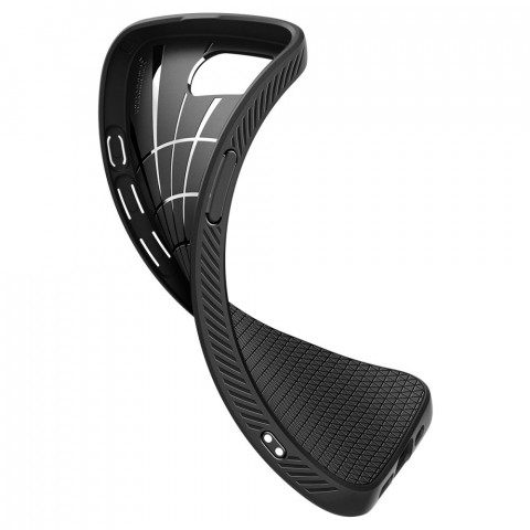 
„Spigen Liquid Air“ iPhone 16e apsauginis dėklas – matinės juodos spalvos
