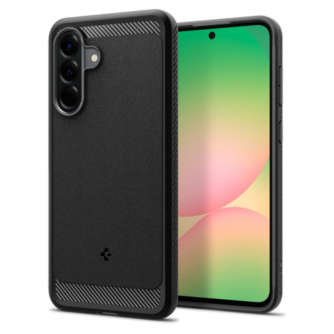 
„Samsung Galaxy A56 5G Rugged Armor“ apsauginis dėklas – juodas
