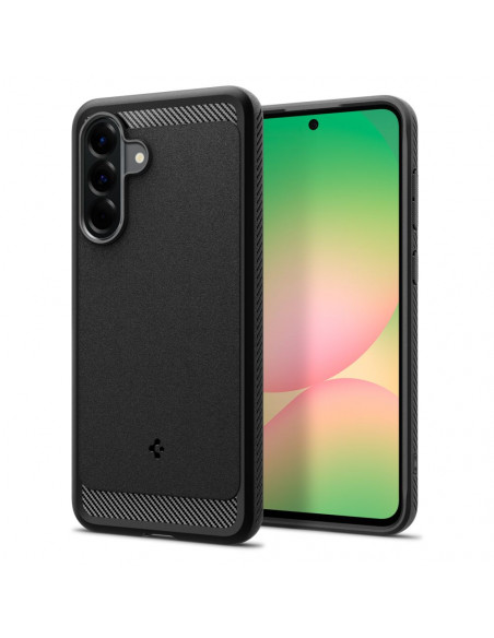 
„Samsung Galaxy A56 5G Rugged Armor“ apsauginis dėklas – juodas
