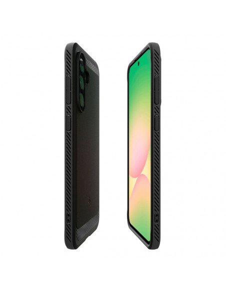 
„Samsung Galaxy A56 5G Rugged Armor“ apsauginis dėklas – juodas
