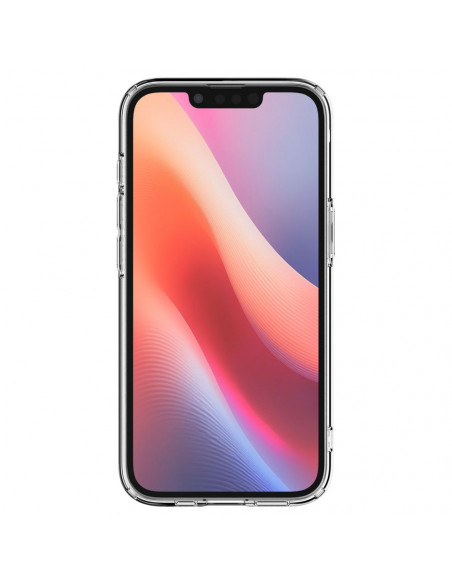 
„iPhone 16e“ dėklas su „MagSafe“ skystųjų kristalų stikliuku – skaidrus
