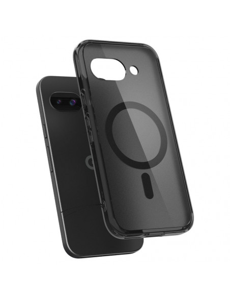 
„Google Pixel 9A“ dėklas su „MagSafe Ultra Hybrid Mag“ – skaidrus ir juodas
