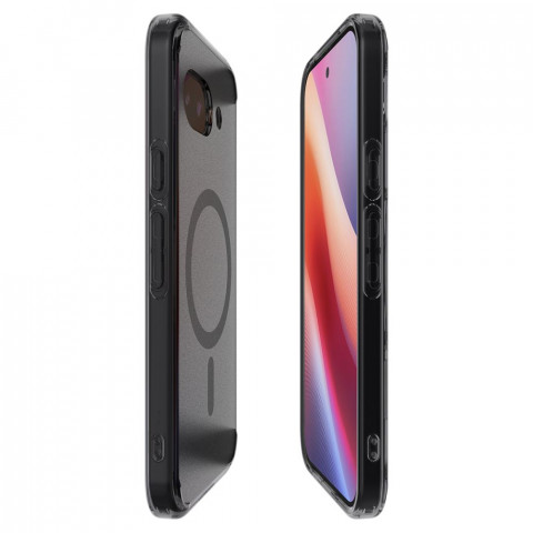 
„Google Pixel 9A“ dėklas su „MagSafe Ultra Hybrid Mag“ – skaidrus ir juodas
