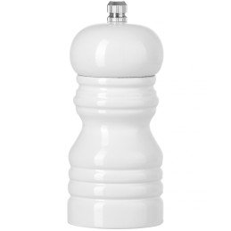 Druskos malūnėlis medinis baltas sk. 50x113 mm – Hendi 469613