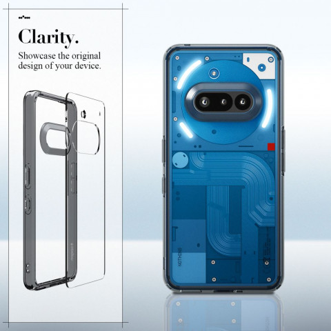 
„Nothing Phone 3A Ultra Hybrid“ dėklas – skaidrus
