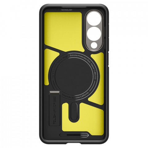 
„Samsung Galaxy S25 Edge Tough Armor MagSafe“ dėklas – pilkas ir juodas
