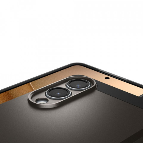 
„Samsung Galaxy S25 Edge Tough Armor MagSafe“ dėklas – pilkas ir juodas
