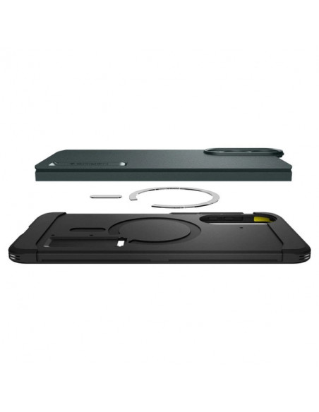 
„Samsung Galaxy S25 Edge Tough Armor MagSafe“ dėklas – žalias ir juodas
