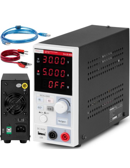Laboratorinio aptarnavimo maitinimas 0-30 V 0-5 A 150 W LED USB Laboratorinio aptarnavimo maitinimas 0-30 V 0-5 A 150 W LED USB