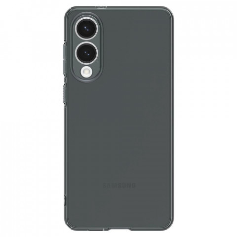 
„Samsung Galaxy S25 Edge Spigen“ skystųjų kristalų dėklas – pusiau permatomas
