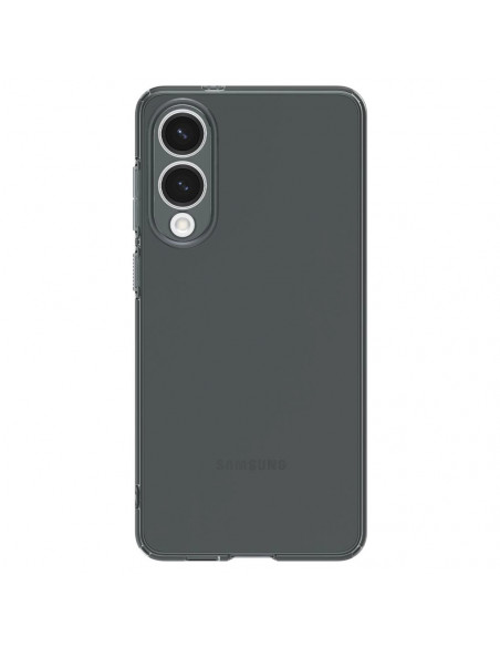 
„Samsung Galaxy S25 Edge Spigen“ skystųjų kristalų dėklas – pusiau permatomas
