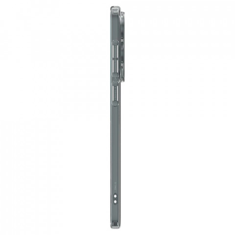 
„Samsung Galaxy S25 Edge Spigen“ skystųjų kristalų dėklas – pusiau permatomas
