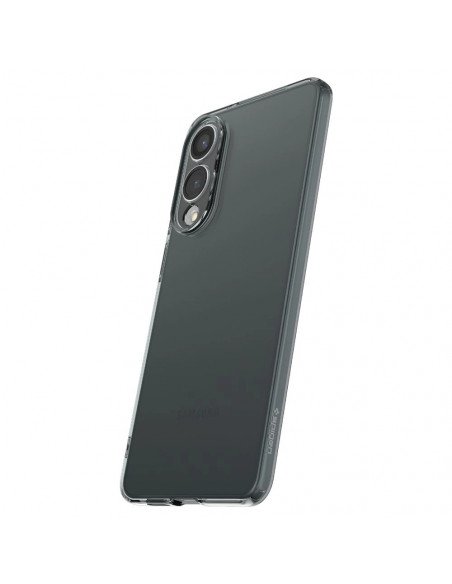 
„Samsung Galaxy S25 Edge Spigen“ skystųjų kristalų dėklas – pusiau permatomas
