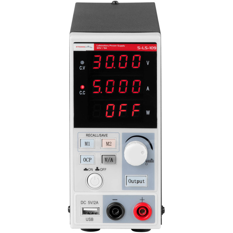 Laboratorinio aptarnavimo maitinimas 0-30 V 0-5 A 150 W LED USB