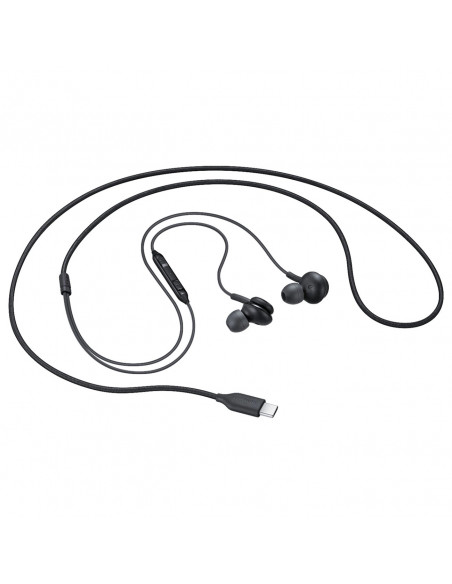 
„Samsung USB-C“ stereo Hi-Fi ausinės su laidiniu lizdu – juodos
