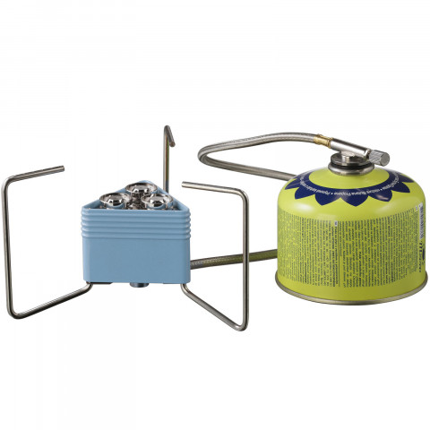 
TRIANGLE dujinė viryklė su kasetėmis, 3 degikliais, 2,3 kW žiebtuvėlis
