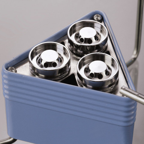 
TRIANGLE dujinė viryklė su kasetėmis, 3 degikliais, 2,3 kW žiebtuvėlis
