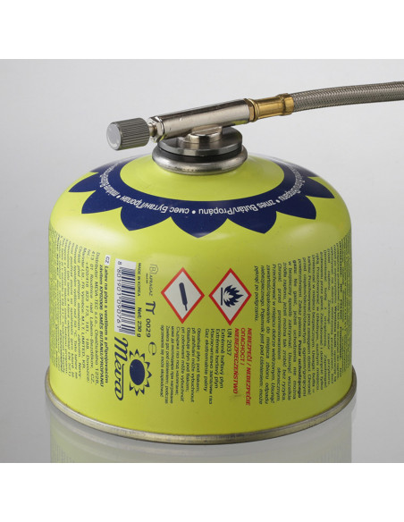 
TRIANGLE dujinė viryklė su kasetėmis, 3 degikliais, 2,3 kW žiebtuvėlis
