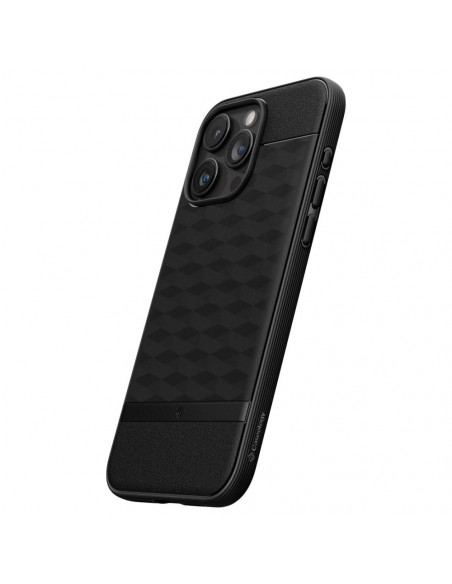 
„Caseology Parallax Mag iPhone 15 Pro“ dėklas su „MagSafe“ – matinės juodos spalvos
