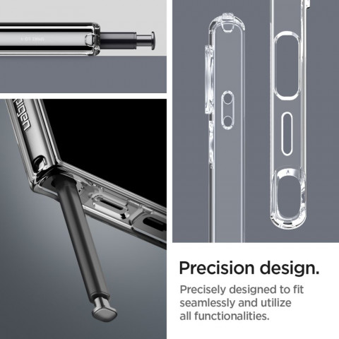 
Apsauginis dėklas, skirtas „Samsung Galaxy S24 Ultra Liquid Crystal“ - skaidrus
