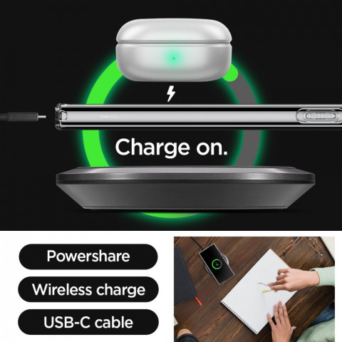 
Apsauginis dėklas, skirtas „Samsung Galaxy S24 Ultra Liquid Crystal“ - skaidrus
