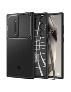 
„Samsung Galaxy S24 Ultra Optic Armor“ apsauginis dėklas – juodas
