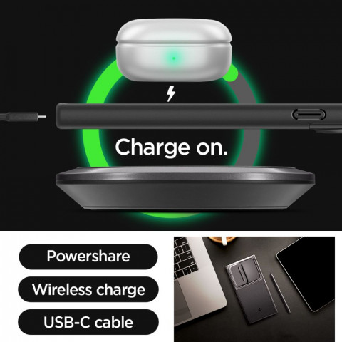 
„Samsung Galaxy S24 Ultra Optic Armor“ apsauginis dėklas – juodas
