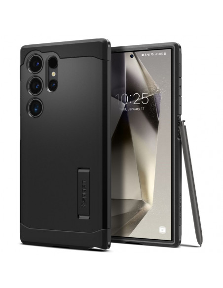 
„Samsung Galaxy S24 Ultra Tough Armor“ apsauginis dėklas – juodas
