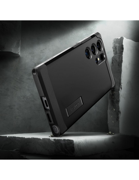 
„Samsung Galaxy S24 Ultra Tough Armor“ apsauginis dėklas – juodas
