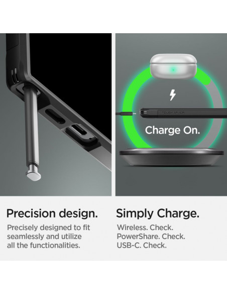 
„Samsung Galaxy S24 Ultra Tough Armor“ apsauginis dėklas – juodas
