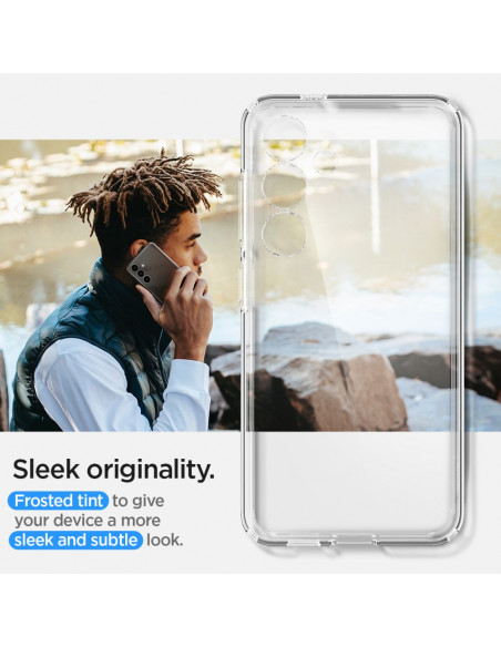 
„Samsung Galaxy S24+ Ultra Hybrid“ dėklas – skaidrus
