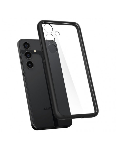 
„Samsung Galaxy S24+ Ultra Hybrid“ dėklas – matinės juodos spalvos
